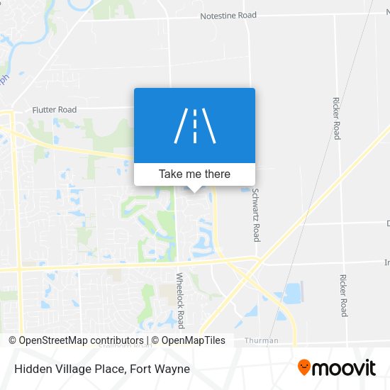 Hidden Village Place map