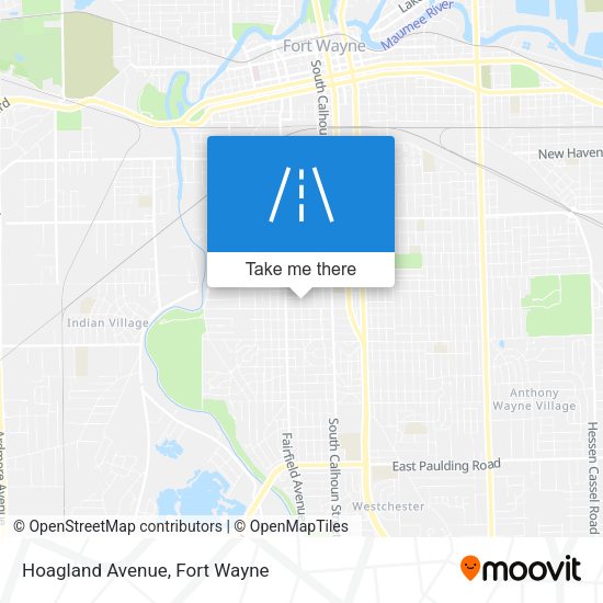 Hoagland Avenue map