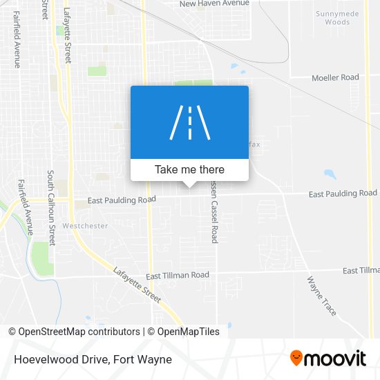 Mapa de Hoevelwood Drive