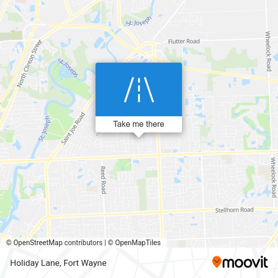 Mapa de Holiday Lane