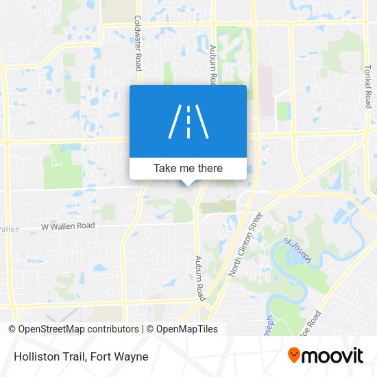 Mapa de Holliston Trail
