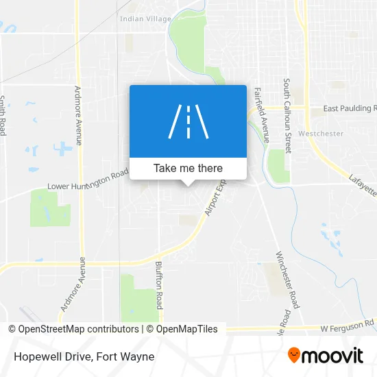 Hopewell Drive map