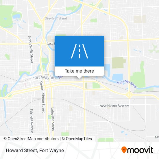 Mapa de Howard Street