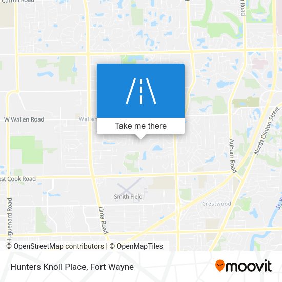 Mapa de Hunters Knoll Place