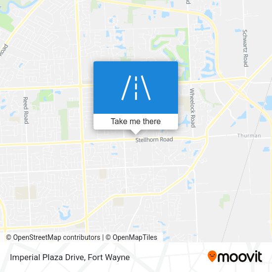 Imperial Plaza Drive map