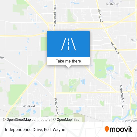 Mapa de Independence Drive