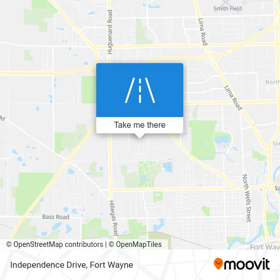 Independence Drive map