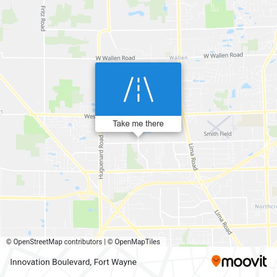 Mapa de Innovation Boulevard