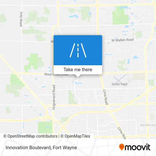 Innovation Boulevard map