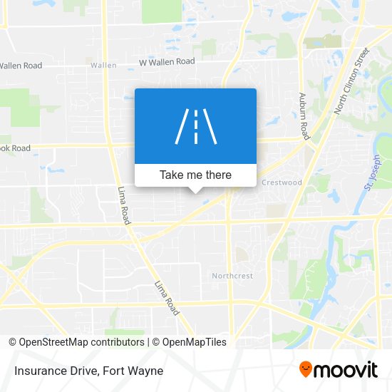 Mapa de Insurance Drive