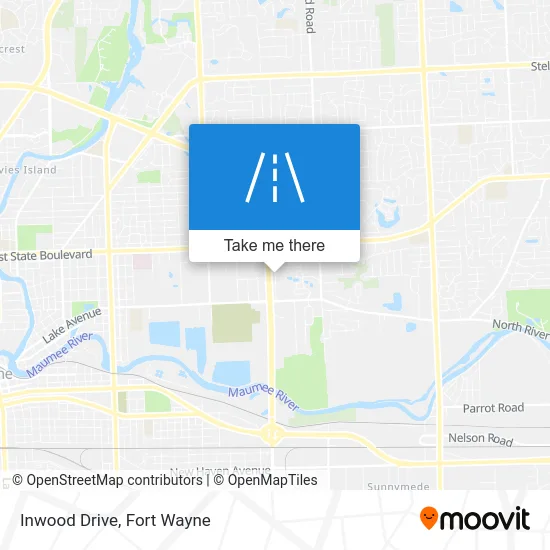 Inwood Drive map