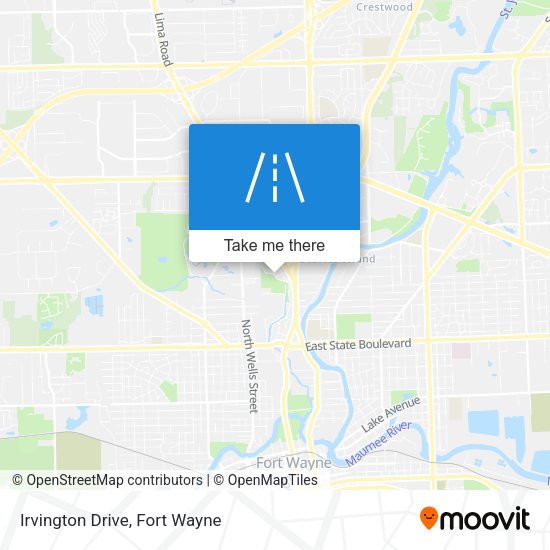 Mapa de Irvington Drive