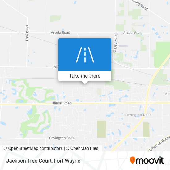 Jackson Tree Court map