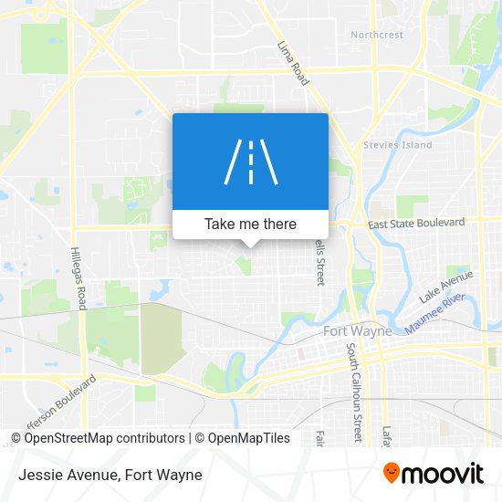 Mapa de Jessie Avenue