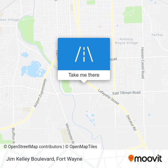 Mapa de Jim Kelley Boulevard