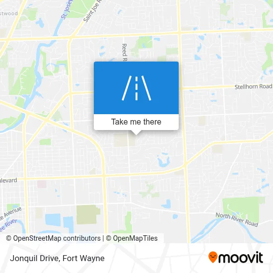 Jonquil Drive map