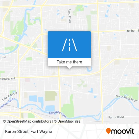 Mapa de Karen Street