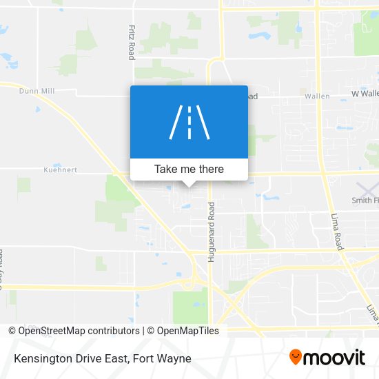 Kensington Drive East map