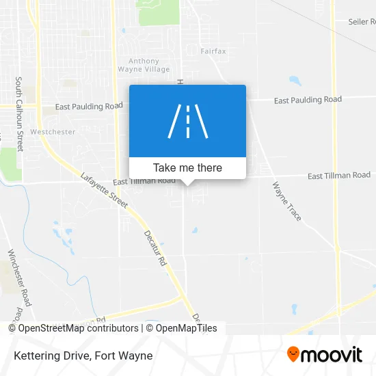 Kettering Drive map