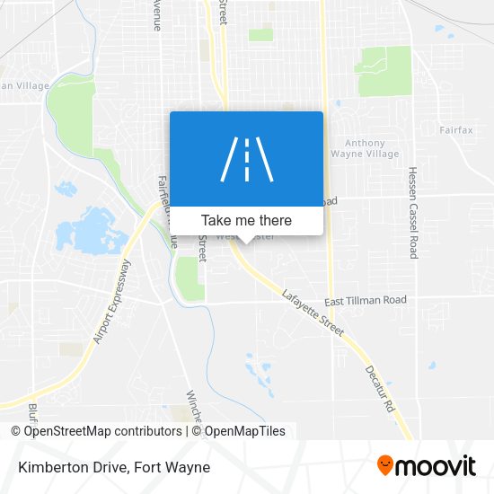 Kimberton Drive map