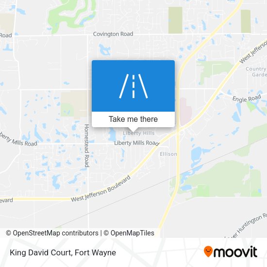 King David Court map