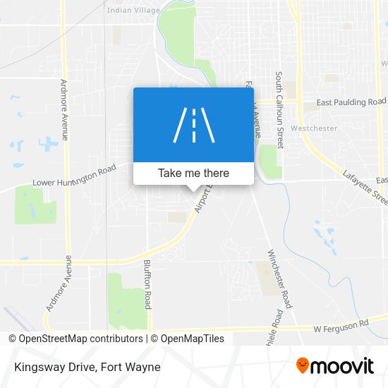 Kingsway Drive map