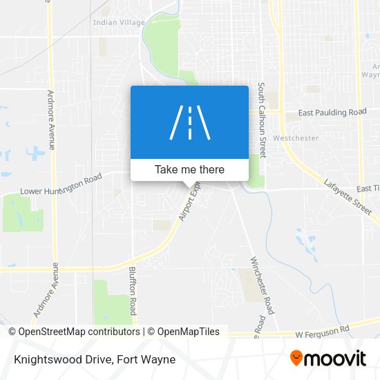 Mapa de Knightswood Drive