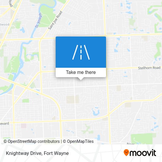 Mapa de Knightway Drive