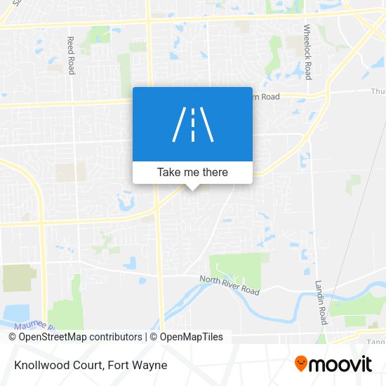 Mapa de Knollwood Court