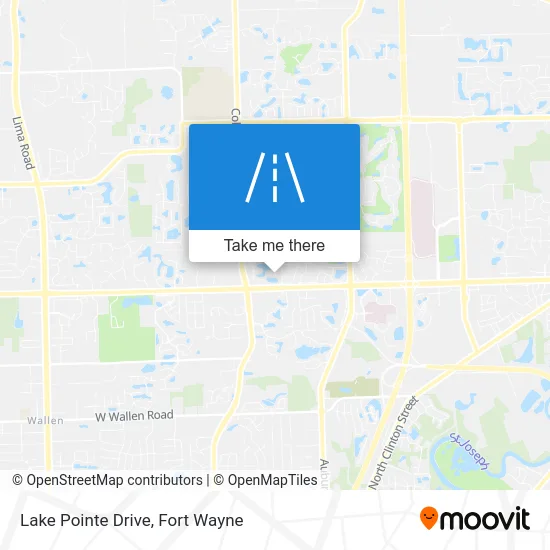 Lake Pointe Drive map