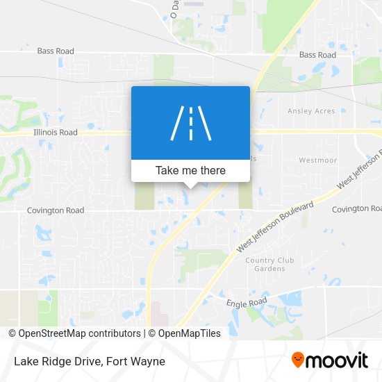 Lake Ridge Drive map
