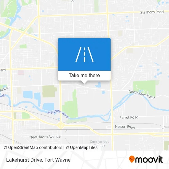 Lakehurst Drive map