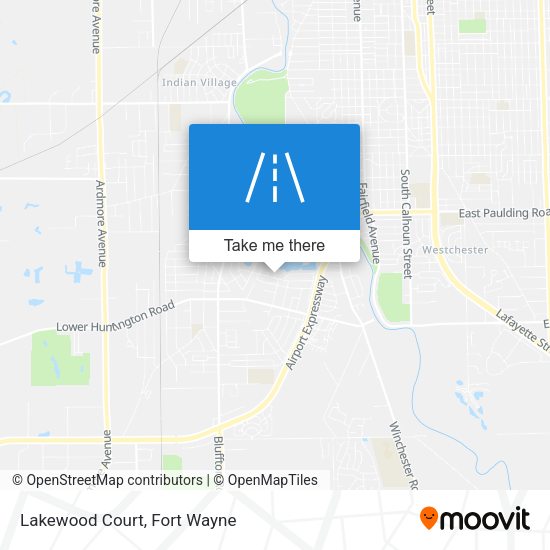 Mapa de Lakewood Court