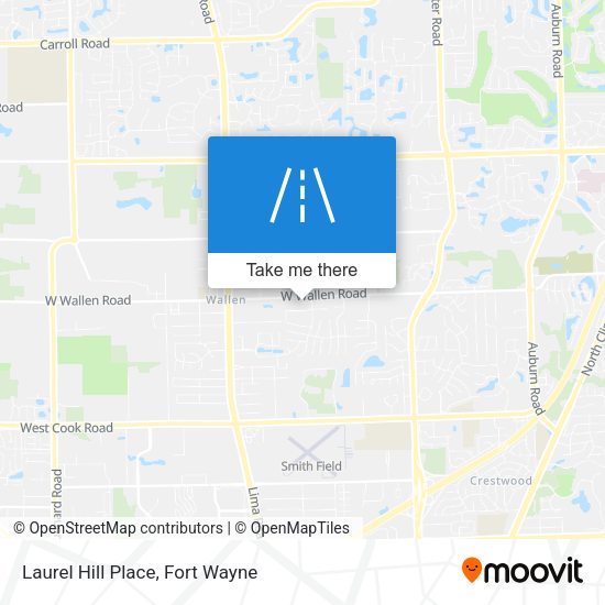 Laurel Hill Place map
