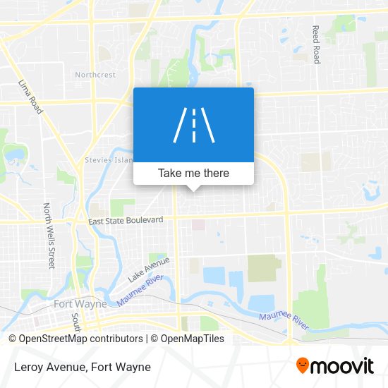 Leroy Avenue map