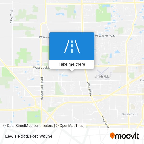 Mapa de Lewis Road
