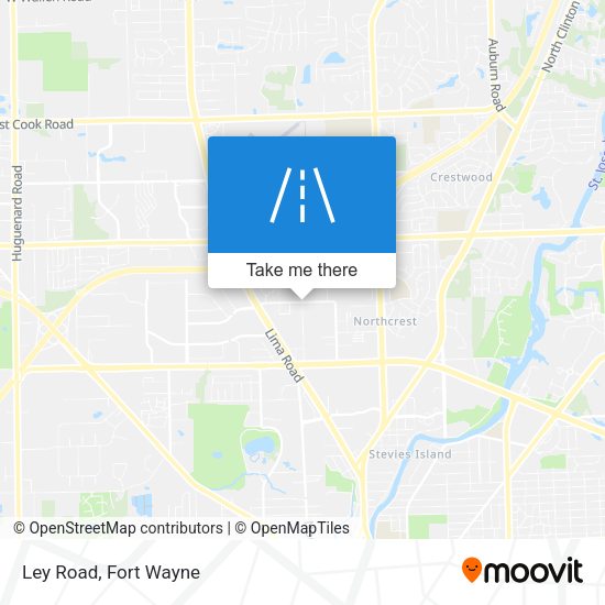 Mapa de Ley Road