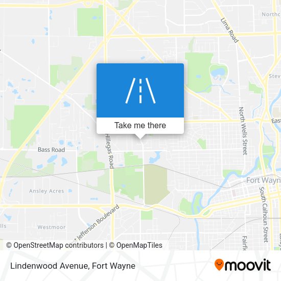 Mapa de Lindenwood Avenue