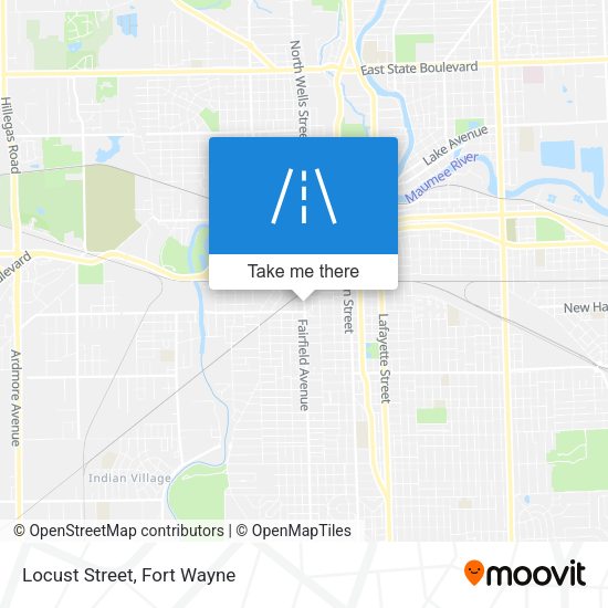 Mapa de Locust Street