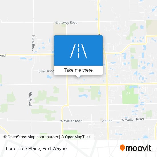 Mapa de Lone Tree Place