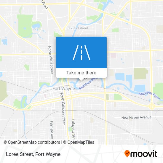 Mapa de Loree Street