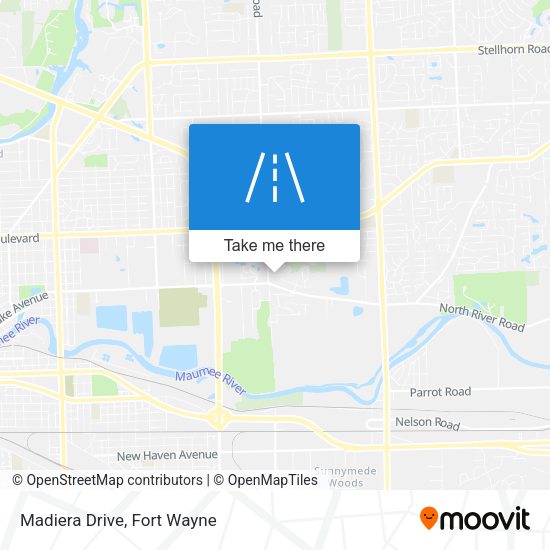 Mapa de Madiera Drive