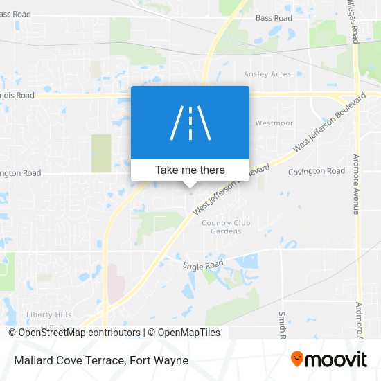 Mallard Cove Terrace map