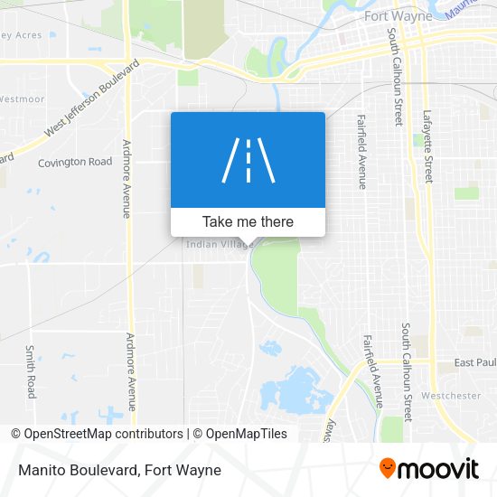 Manito Boulevard map