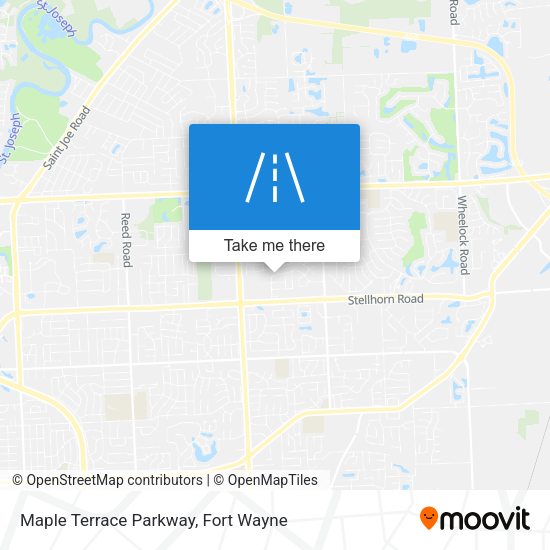 Mapa de Maple Terrace Parkway