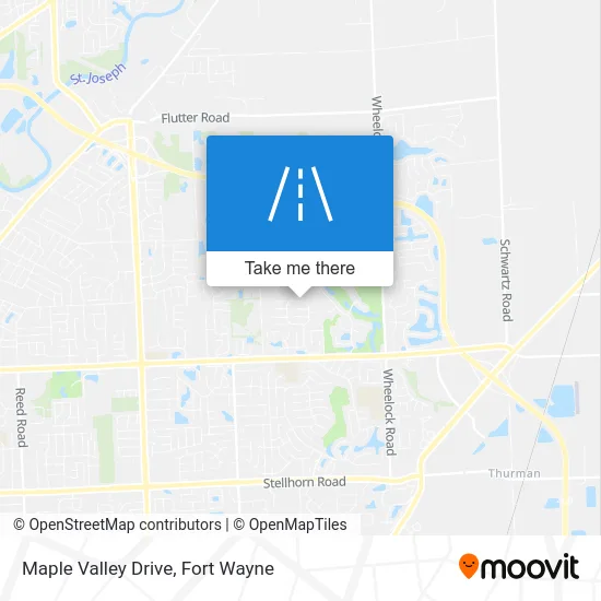 Maple Valley Drive map