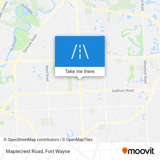 Mapa de Maplecrest Road