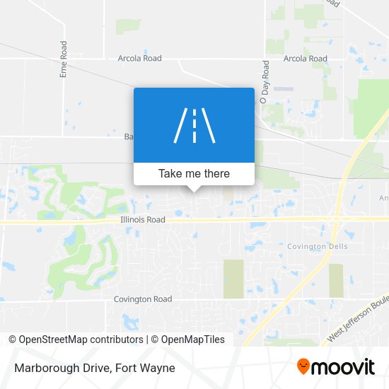 Marborough Drive map