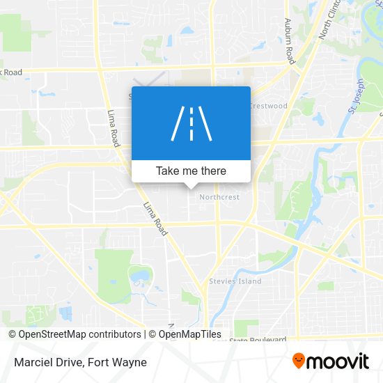 Mapa de Marciel Drive