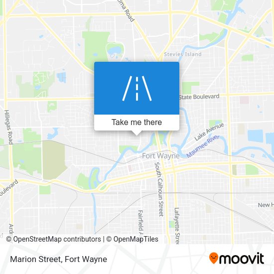 Mapa de Marion Street
